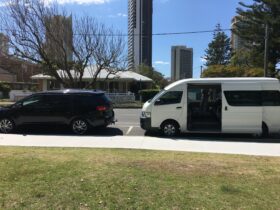 Two vehicles of our fleet doing a private day tour