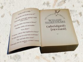 complete works of William Shakespeare book with quotes written inside front cover